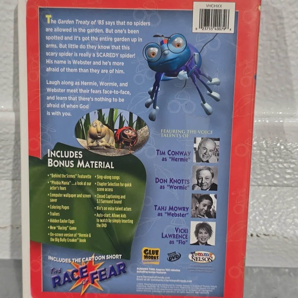 Hermie & Friends Webster the Scaredy‎ Spider DVD